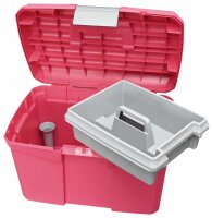 Putzbox abschliebar Fb. Himbeere 40 x 24 x 27 cm aus Polypropylen