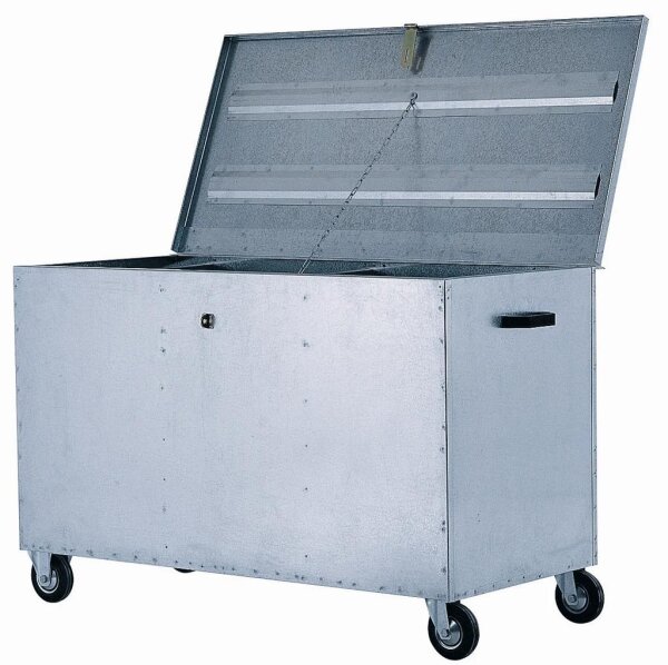 Peetz Futterwagen 80 x 120 x 60 cm , verzinktes Stahlblech, 3 Fächer