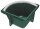 Peetz Eck-Futtertrog Kunststoff 16 Liter Fb. Dunkelgrün aus Polypropylen