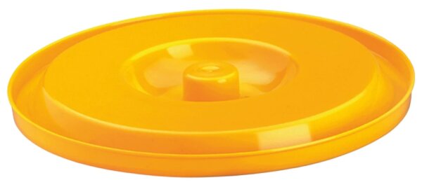 Peetz Deckel für Eimer (18 Liter) Fb. Gelb aus Polypropylen