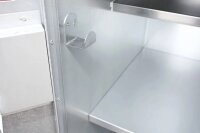 Peetz Sattelschrank ab 106 x 60 x 60 cm, verzinktes Stahlblech, 1 Hutablage, 2 Ablagen, 4 verzinkte Trensenhaken, 1 Flaschenhalter, 1 Zylinderschloss