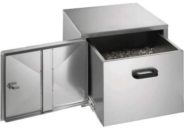 Peetz Futterunterschrank ab 50 x 60 x 60 cm, verzinktes Stahlblech, 1 Schubfach, 1 Zylinderschloss