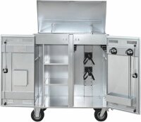 Peetz Turnierschrank Turnierwagen mit Deckel verzinktes Stahlblech - BASIC
