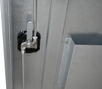 PeetzTurnierwagen Turnierschrank aus hochwertigem Edelstahl Oberfläche kreismarmoriert Exclusiv - BASIC