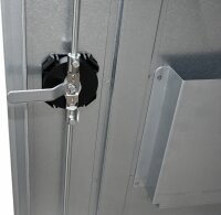 PeetzTurnierwagen Turnierschrank aus hochwertigem Edelstahl Oberfläche kreismarmoriert Exclusiv - BASIC