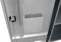 PeetzTurnierwagen Turnierschrank aus hochwertigem Edelstahl Oberfläche kreismarmoriert Exclusiv - BASIC