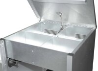 PeetzTurniersattelschrank mit Deckel aus verzinktem...