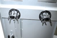 PeetzTurniersattelschrank mit Deckel aus verzinktem Stahlblech, fahrbahr