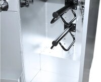 PeetzTurniersattelschrank mit Deckel aus verzinktem Stahlblech, fahrbahr