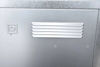 Peetz Sattelschrank 125 x 60 x 60 cm, verzinktes Stahlblech, 1 Hutablage, 1 Rundrohrstütze schwarz, 4 verzinkte Trensenhaken