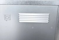 Peetz Sattelschrank 150 x 60 x 60 cm, verzinktes Stahlblech, 1 Hutablage, 2 Sattelträger schwarz, 4 Kunststoff-Trensenhalter schwarz