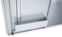 Peetz Sattelschrank 180 x 70 x 70 cm, verzinktes Stahlblech, 2 Ablagen, 2 Sattelträger schwarz, 4 Kunststoff-Trensenhalter schwarz