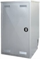 Peetz Turniersattelschrank für Westernsättel mit Deckel aus verzinktem Stahlblech, fahrbahr