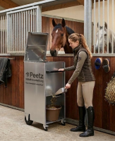 Peetz Futtersilo, auf Lufträder, ohne Tür, in 2 Materialien erhältlich