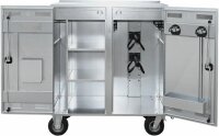 Peetz Turnierschrank Turnierwagen mit Deckel - COMFORT - verzinkt oder Edelstahl - wahlweise mit umfangreicher Ausstattung
