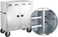 Peetz Turnierschrank Turnierwagen aus verzinktem Stahlblech Einsteiger Modell - verzinktes Stahlblech oder Edelstahl rostfrei - wahlweise mit umfangreichem Zubehör erweiterbar